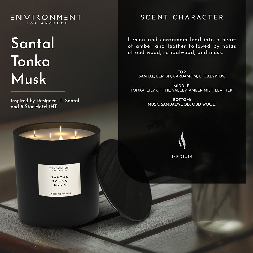 55oz Santal | Tonka | Musk Candle (Inspired by Le Labo Santal® and 1 Hotel®)