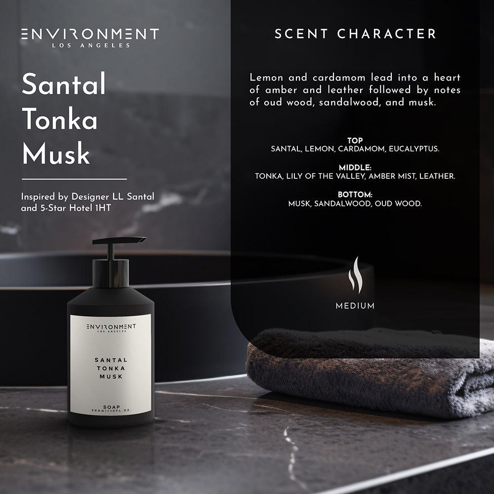 Santal | Tonka | Musk Hand Soap (Inspired by Le Labo Santal® and 1 Hotel®)
