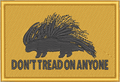 Don't Tread on Anyone Porcupine Morale Patch