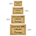 Libertarian Party of Alabama - Come Back with a Warrant Outdoor Mat