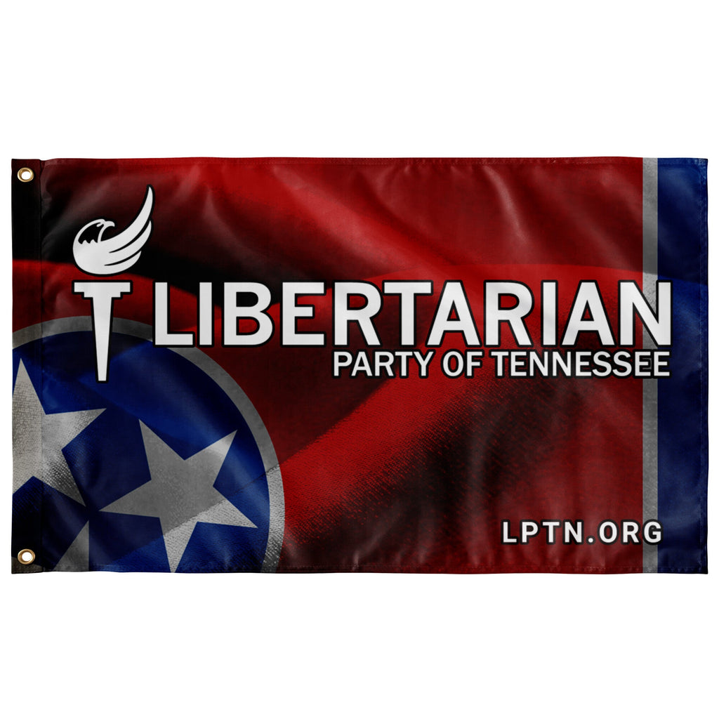 Libertarian Party of Tennessee Single-Sided Flag