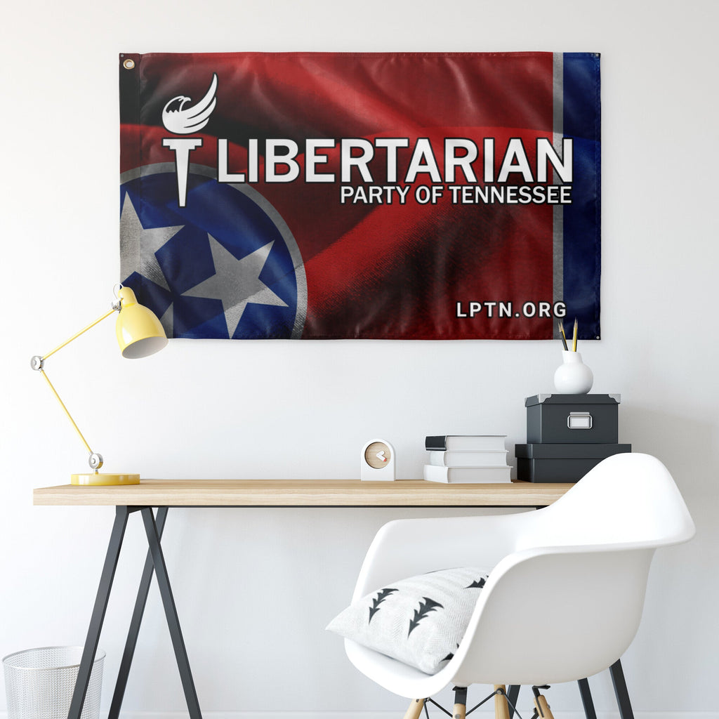 Libertarian Party of Tennessee Single-Sided Flag