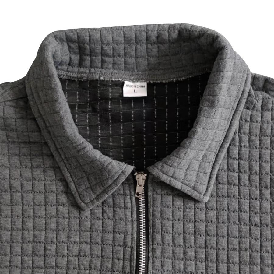 Casual men slight stretch waffle top & shorts set