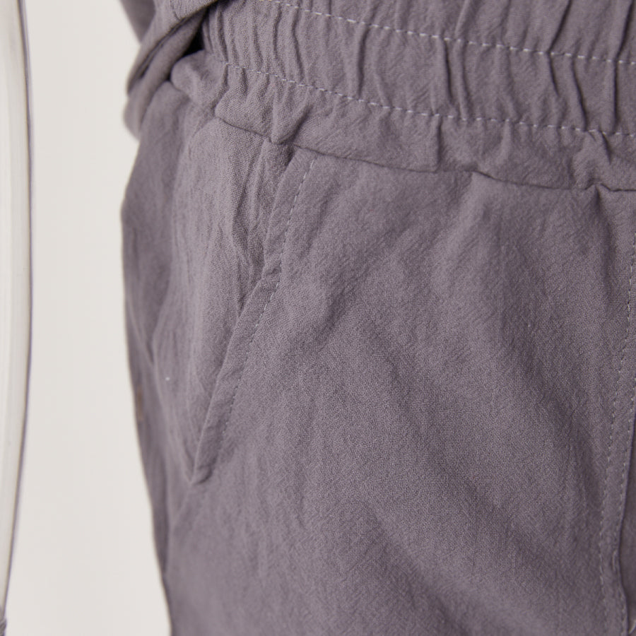 Casual men's non-stretch vest & shorts set (no white t-shirt)