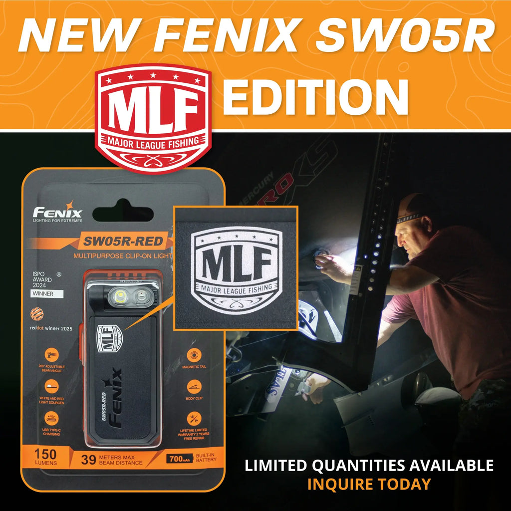 Fenix SW05R Multipurpose Clip-On Light with Red or UV Output