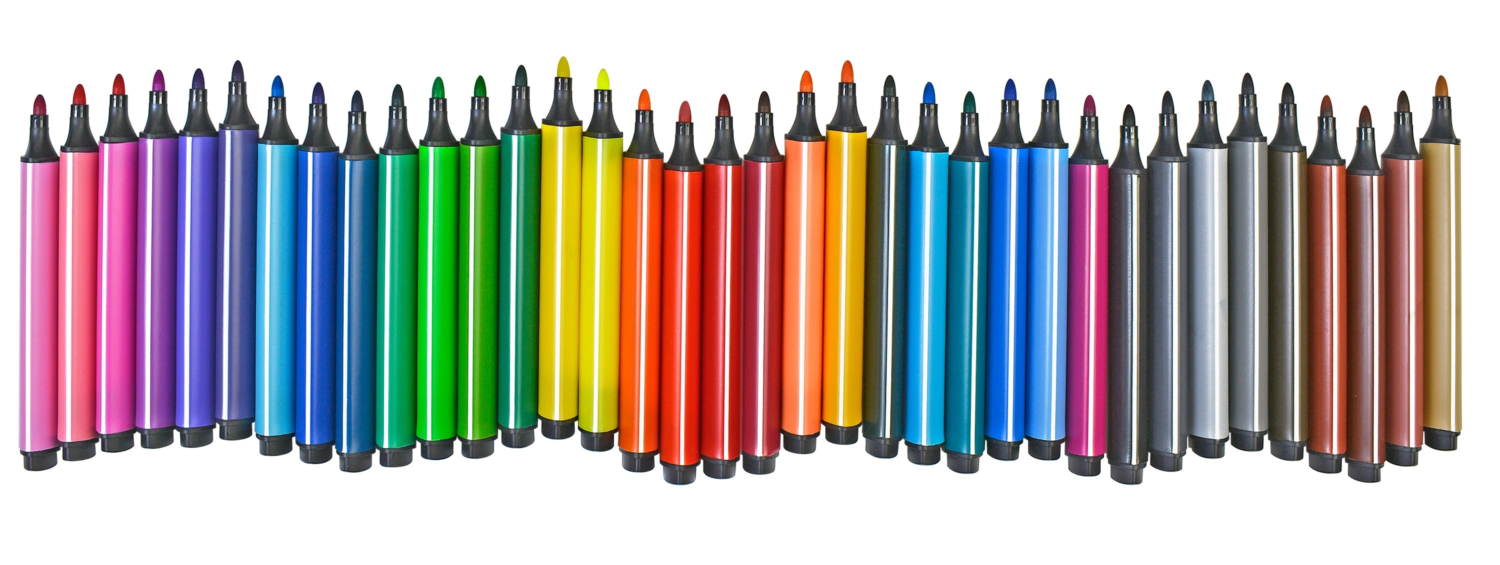 Triangular Magic Stix Markers, 36 Pack, Last 7 Days NO Cap!