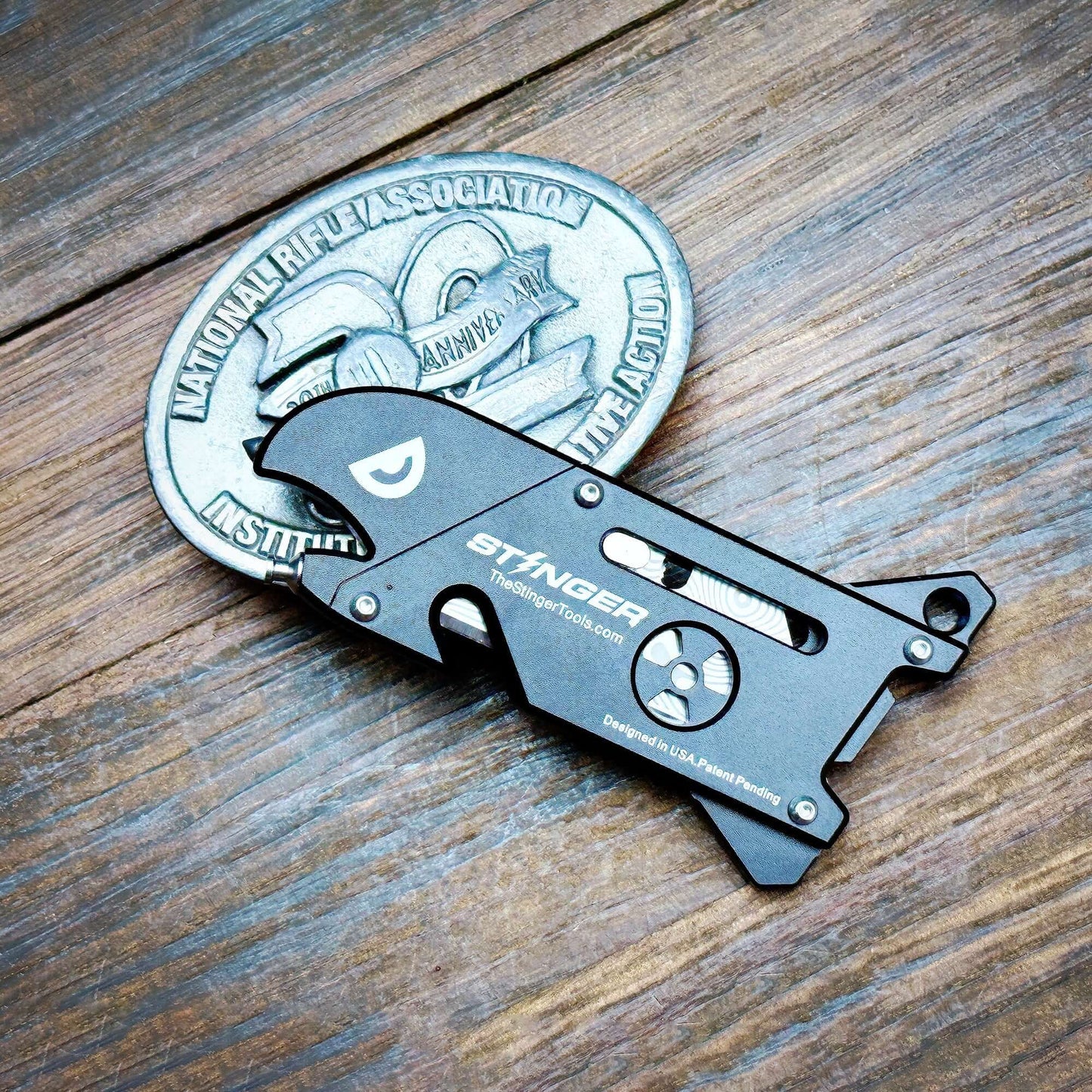 Stinger EDC Blade, Keychain Utility Knife - Matte Black