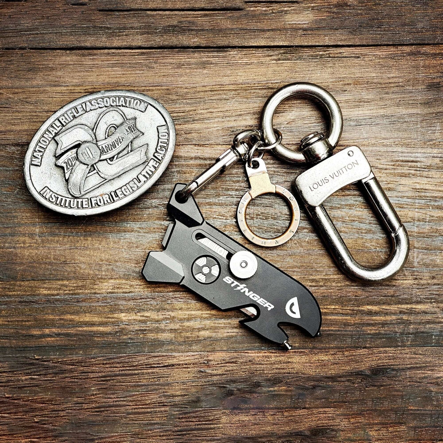 Stinger EDC Blade, Keychain Utility Knife - Matte Black