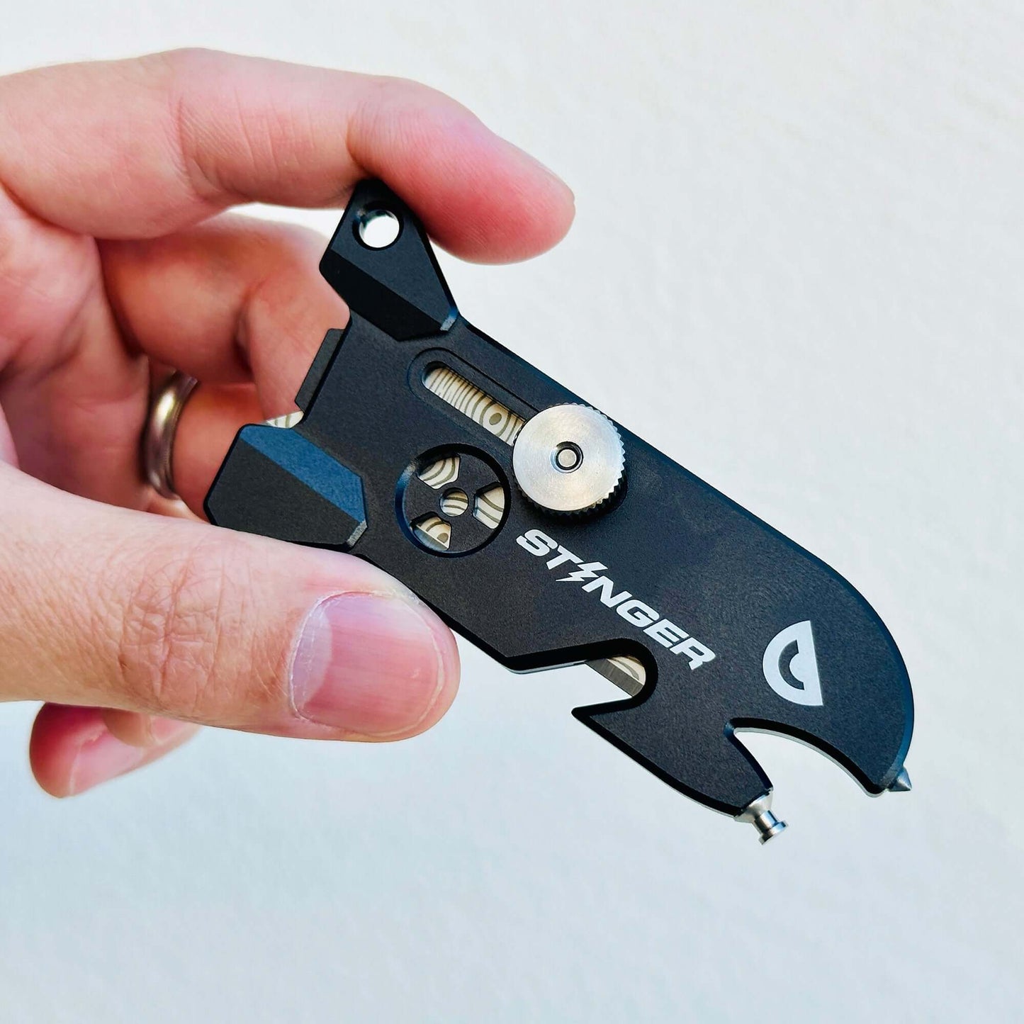 Stinger EDC Blade, Keychain Utility Knife - Matte Black
