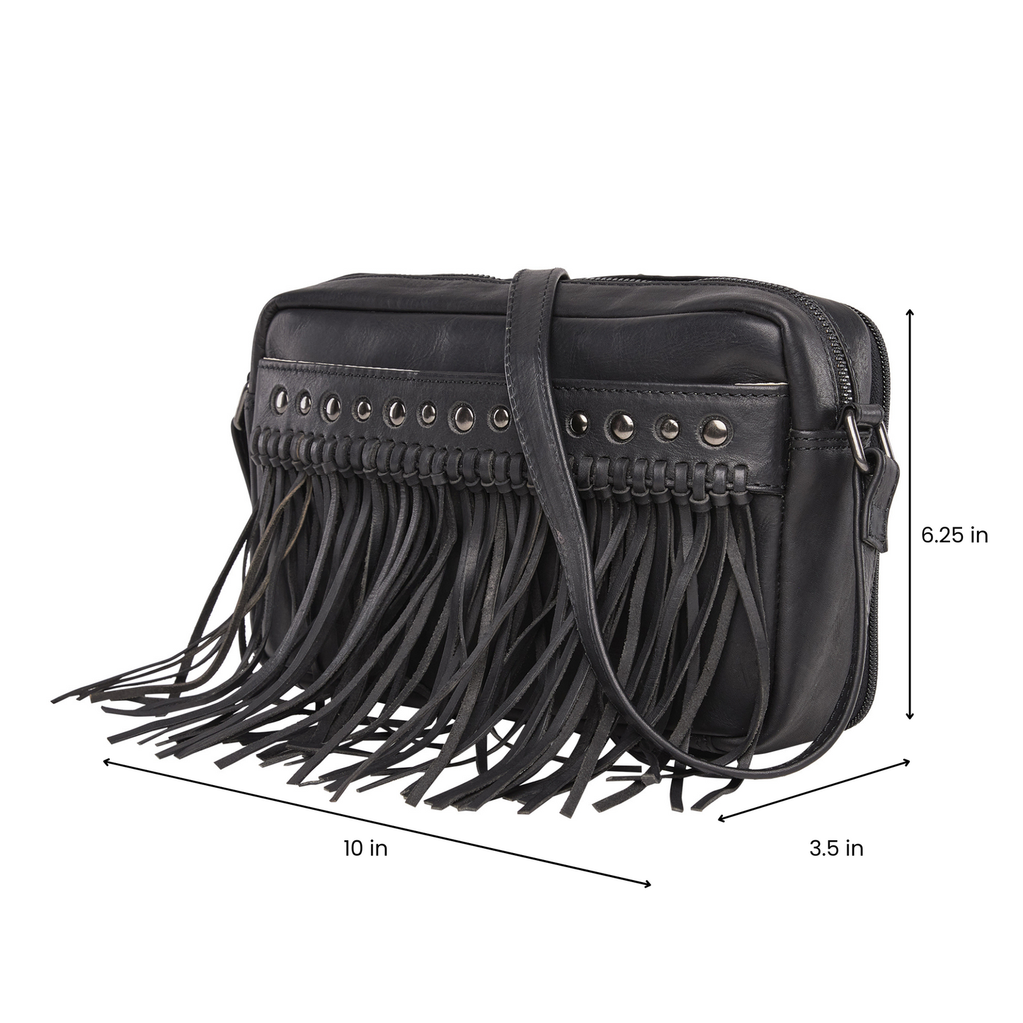 Concealed Carry Maggie Fringe Crossbody by Lady Conceal