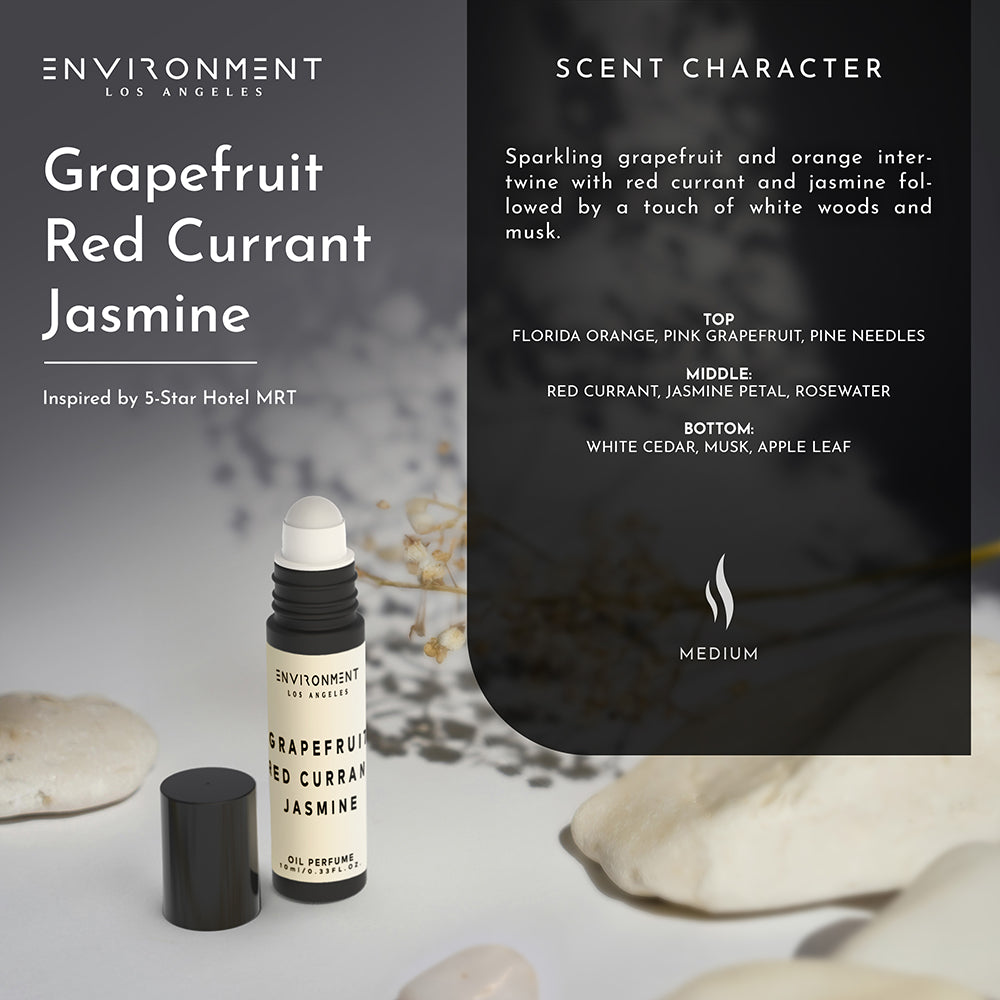 Grapefruit | Red Currant | Jasmine Roll-on Oil Perfume (Inspired by Marriott Hotel®)
