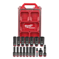 Milwaukee 49-66-6800 SHOCKWAVE Impact Duty™ Socket 3/8” Dr 17PC SAE PACKOUT Set