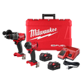 Milwaukee 3697-22 M18 FUEL™ 2-Tool Combo Kit - Hammer Drill and Impact Driver With 2 Batteries and Charger
