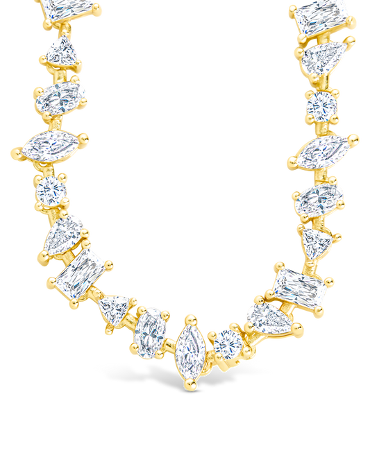 Ellery Adjustable CZ Tennis Necklace