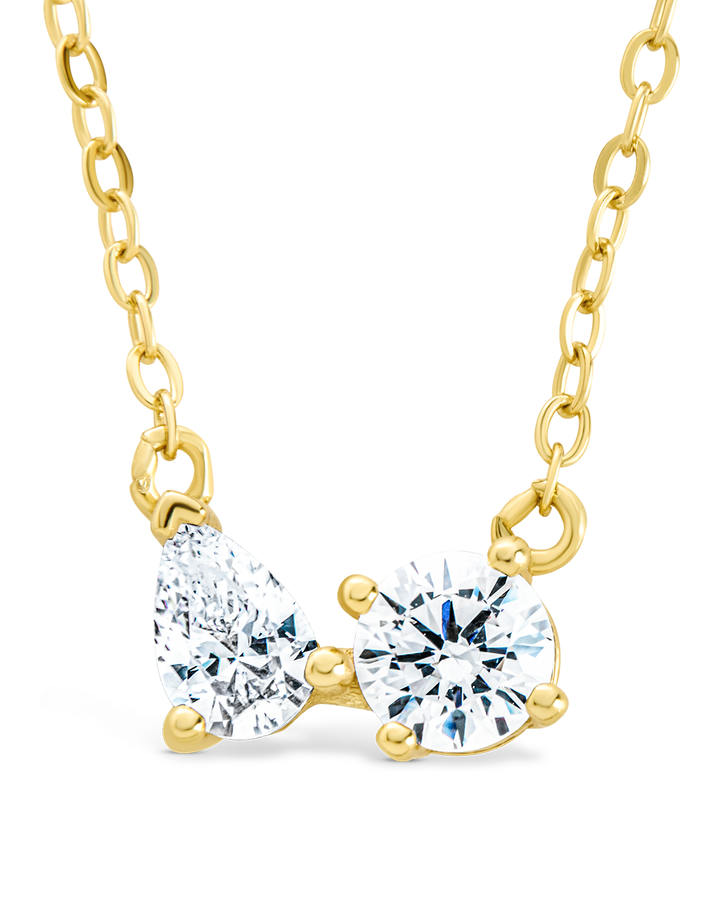 Sterling Silver Carolyn CZ Necklace