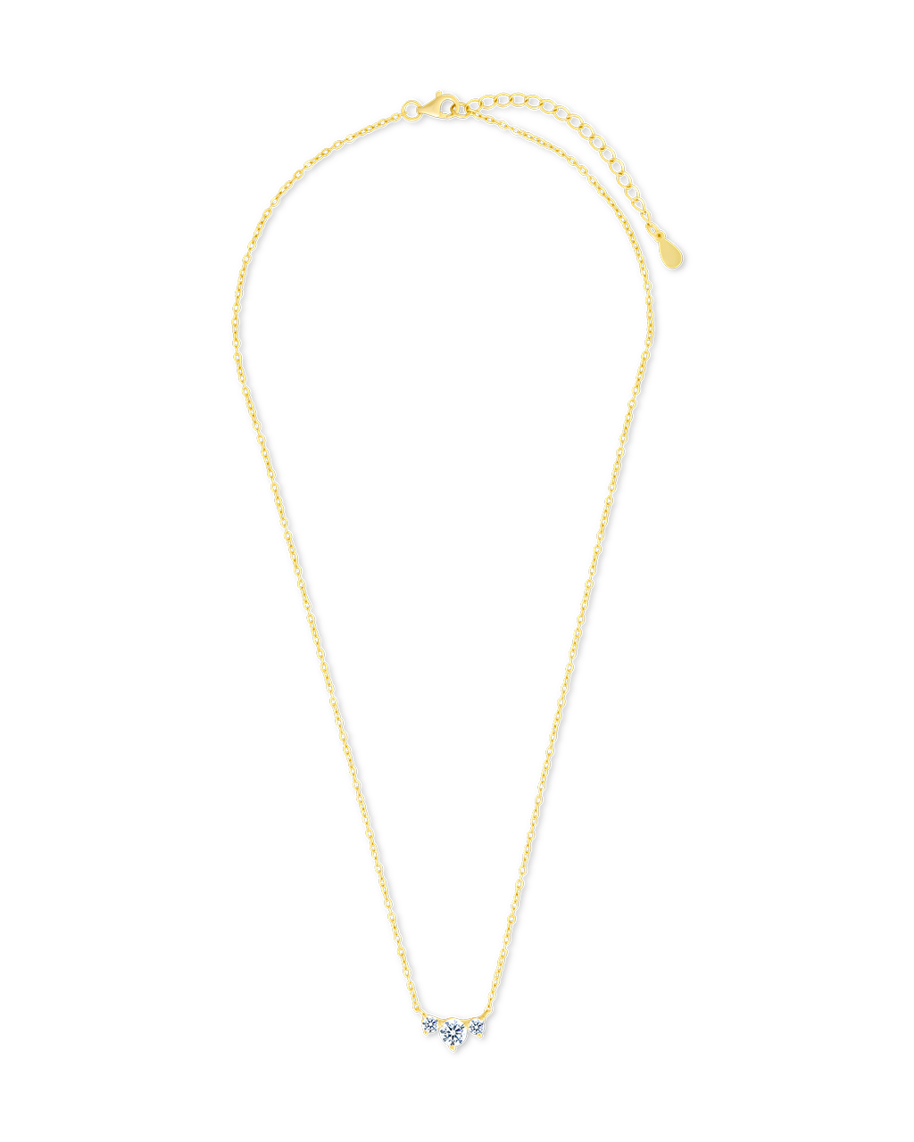 Sterling Silver Robin CZ Necklace