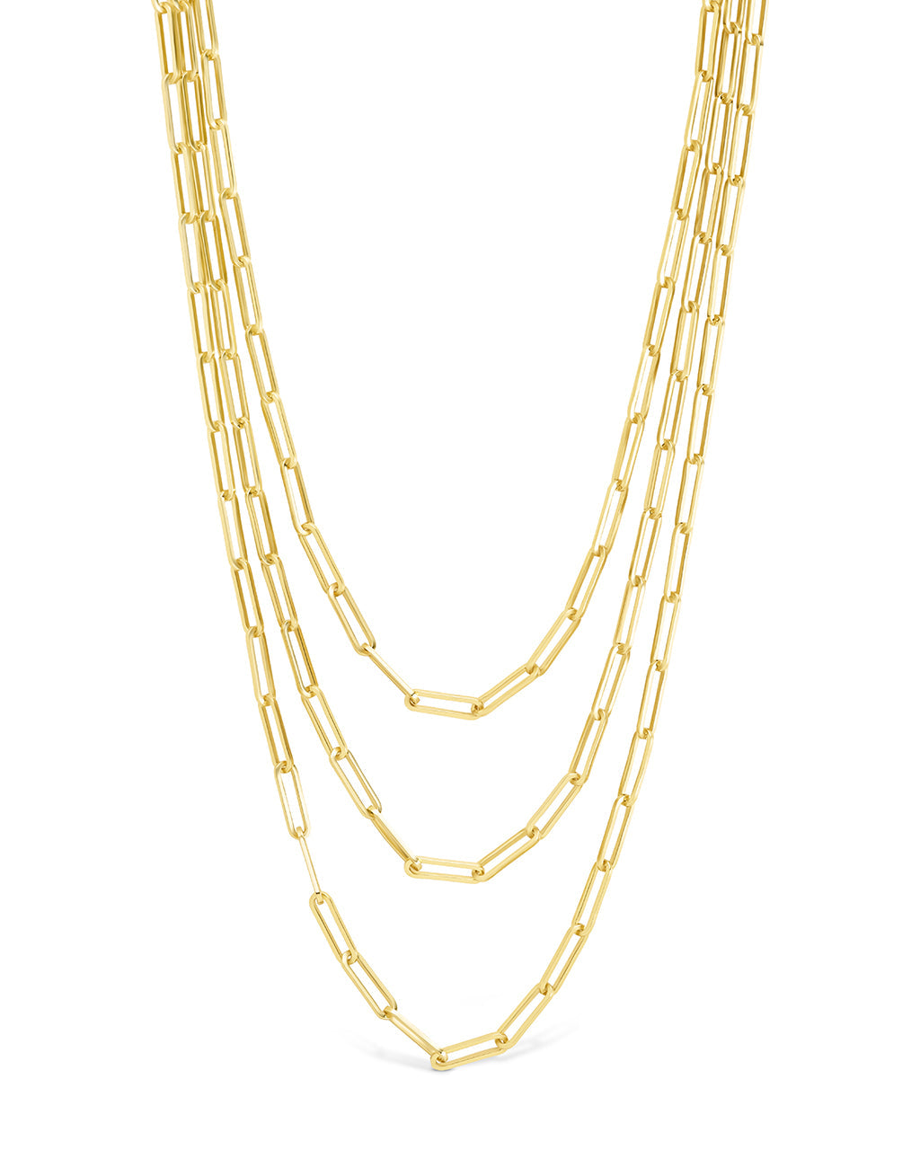 Sterling Silver Paperclip Chain Necklace