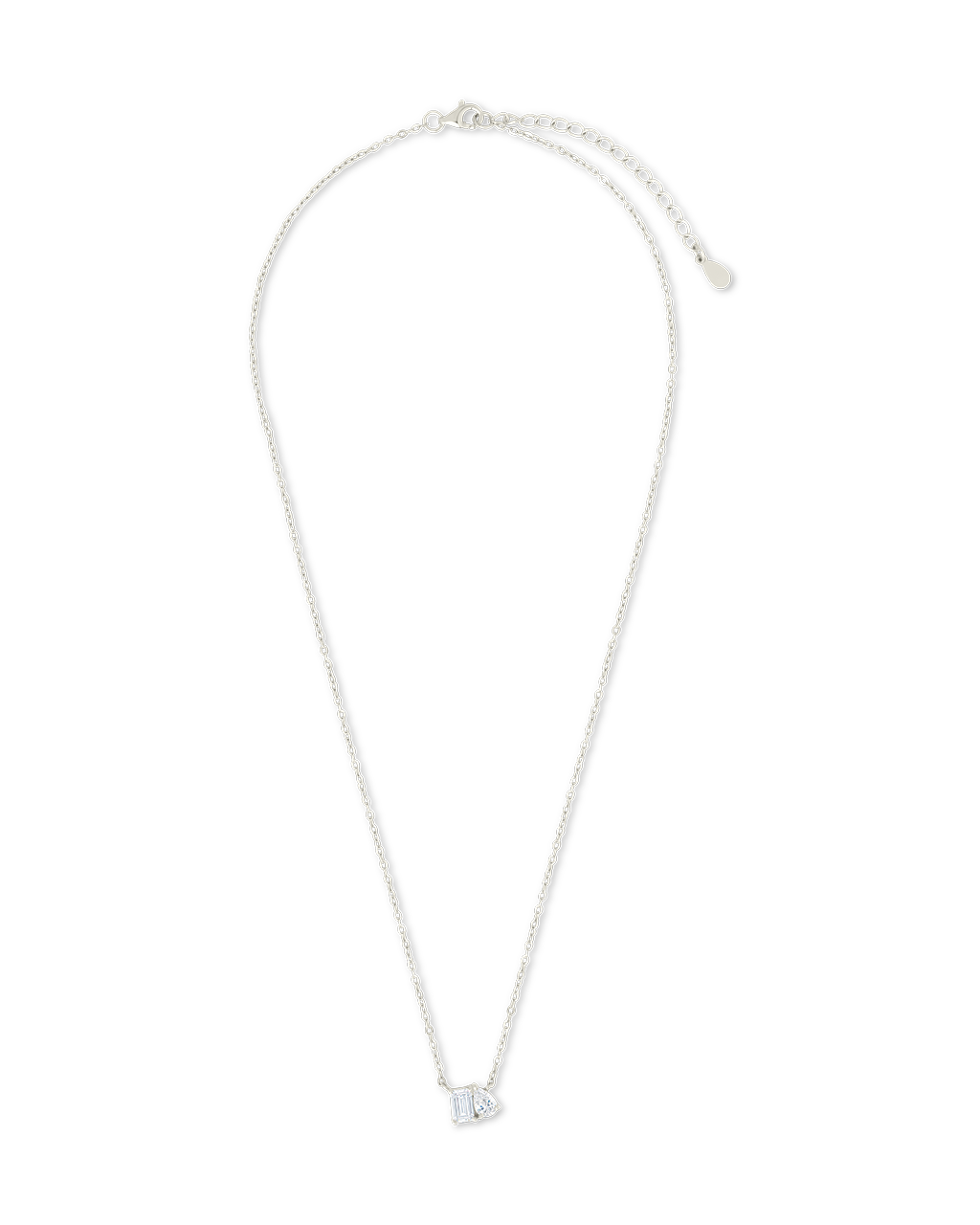 Sterling Silver Guinevere CZ Necklace