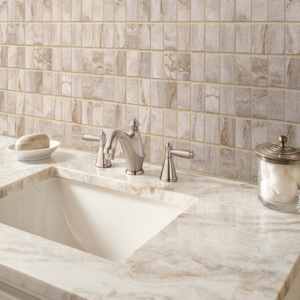 Bernini Camo 12"x12" Matte Porcelain Mesh-Mounted Mosaic Tile - MSI Collection