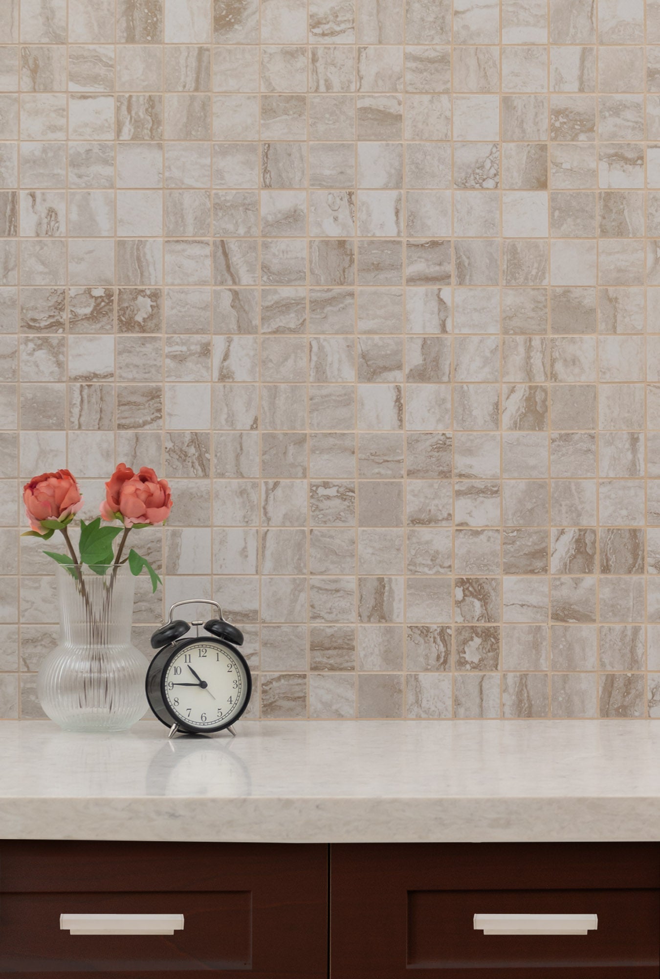 Bernini Camo 12"x12" Matte Porcelain Mesh-Mounted Mosaic Tile - MSI Collection