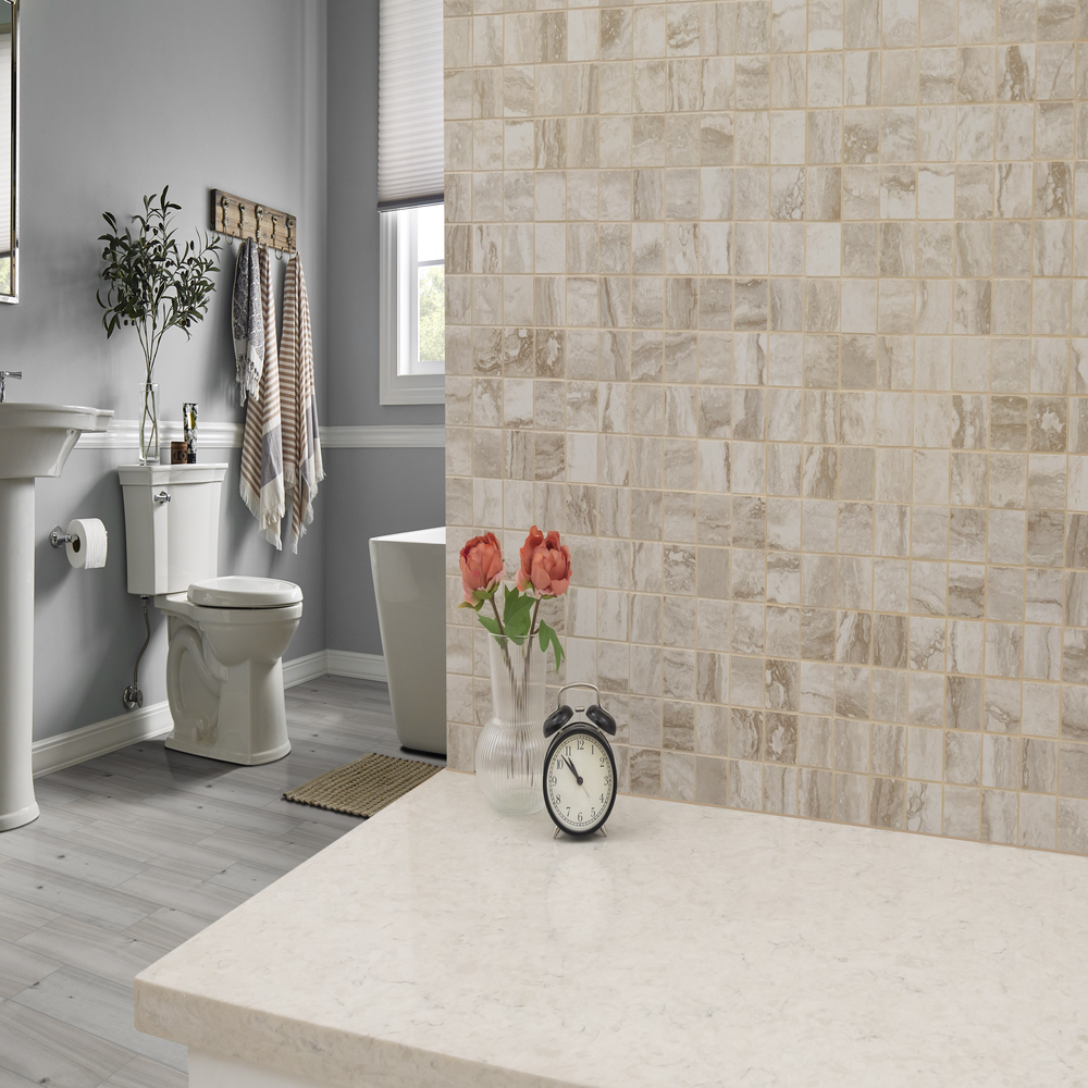 Bernini Camo 12"x12" Matte Porcelain Mesh-Mounted Mosaic Tile - MSI Collection