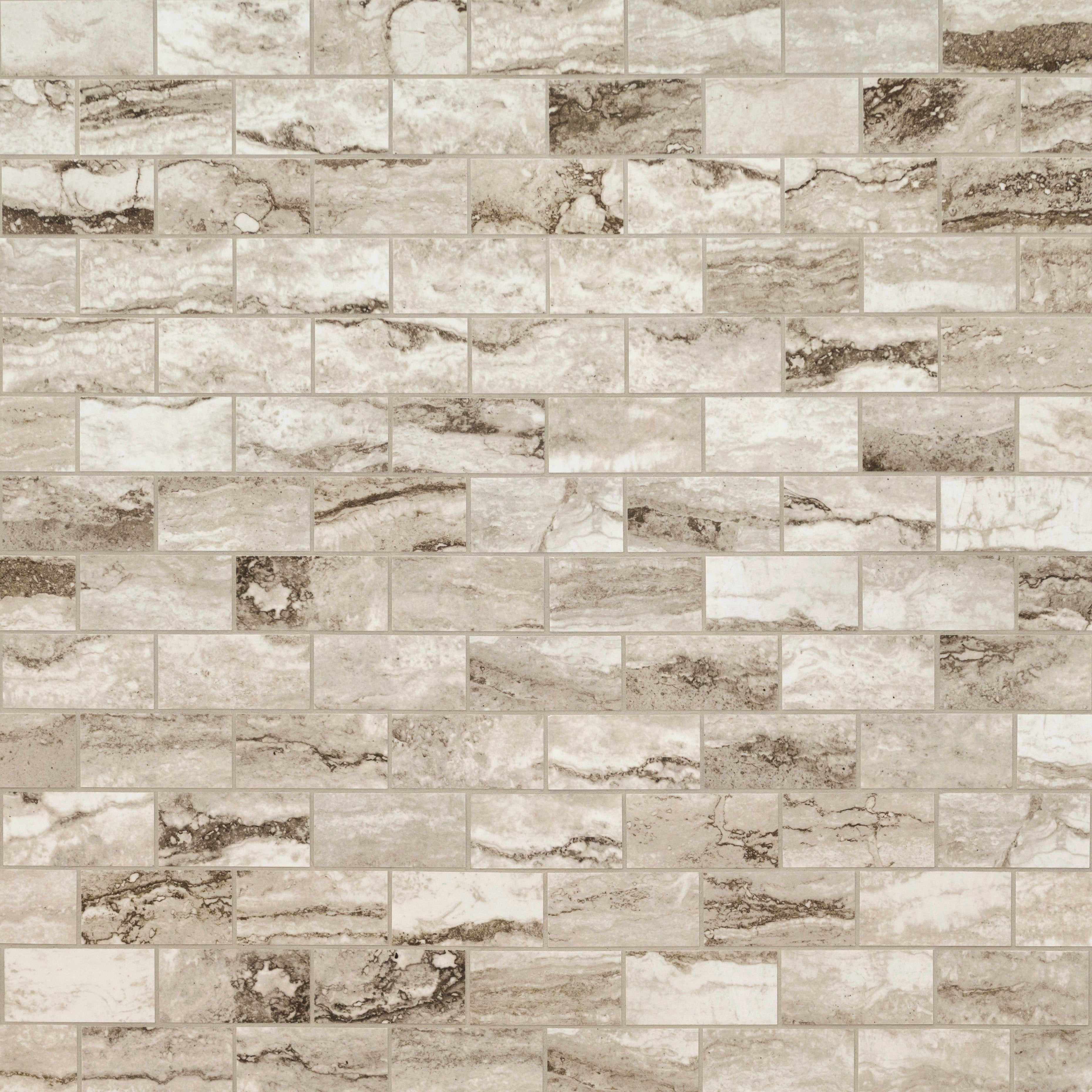 Berniini Camo 12"x12" Polished Porcelain Mesh-Mounted Mosaic Tile - MSI Collection