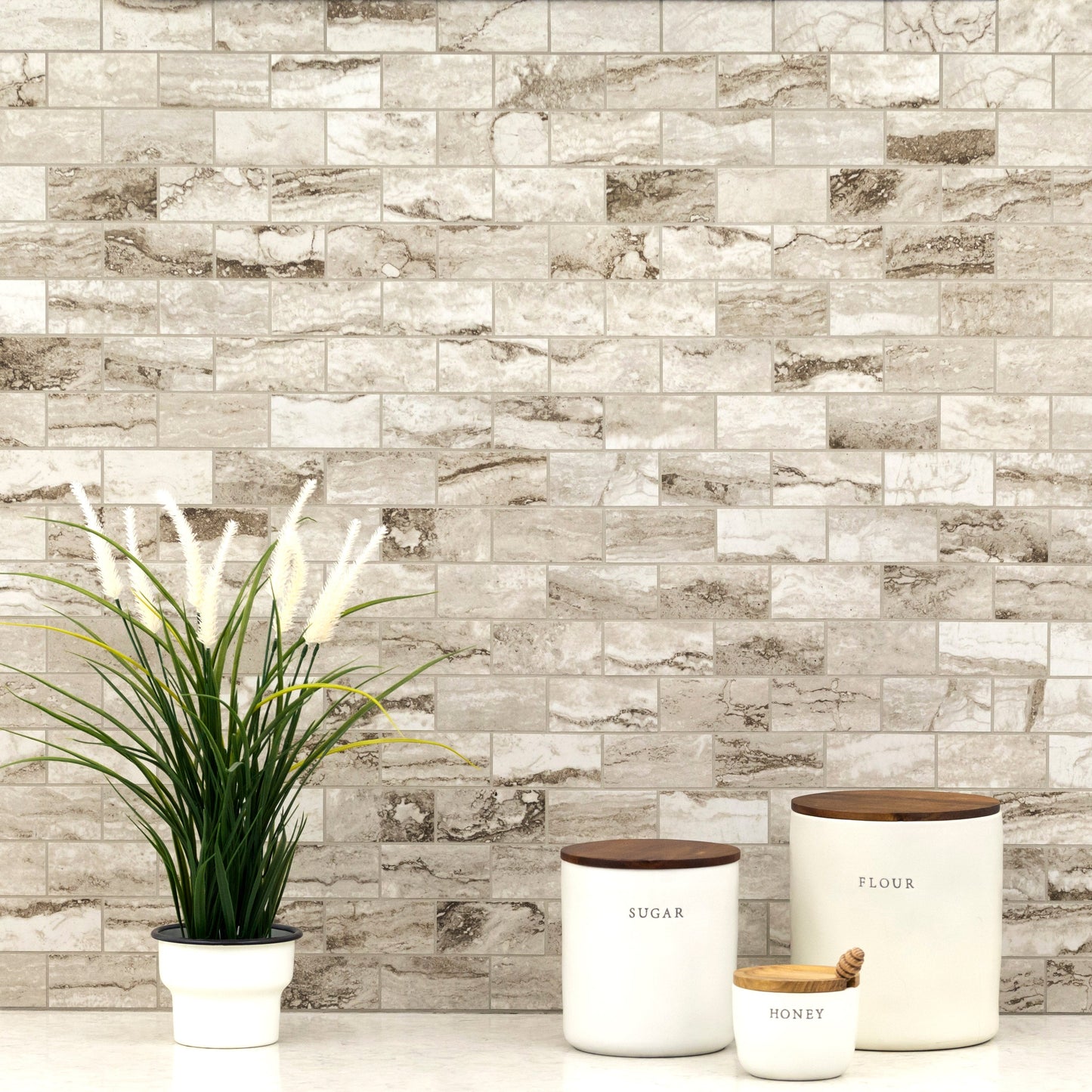 Berniini Camo 12"x12" Polished Porcelain Mesh-Mounted Mosaic Tile - MSI Collection