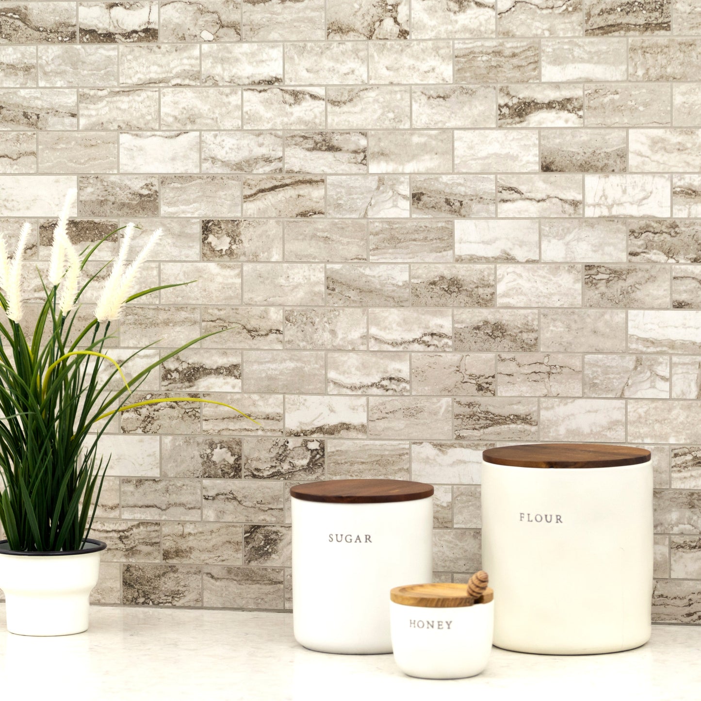 Berniini Camo 12"x12" Polished Porcelain Mesh-Mounted Mosaic Tile - MSI Collection