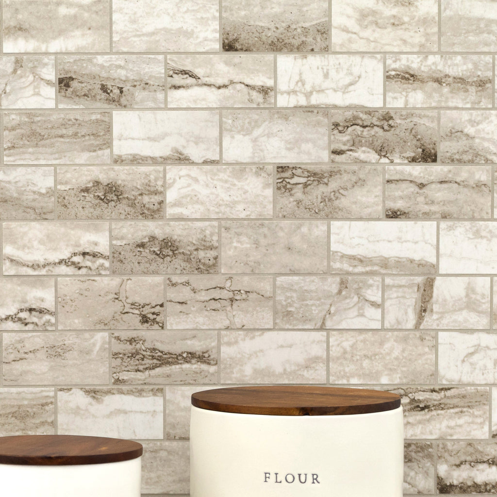Berniini Camo 12"x12" Polished Porcelain Mesh-Mounted Mosaic Tile - MSI Collection