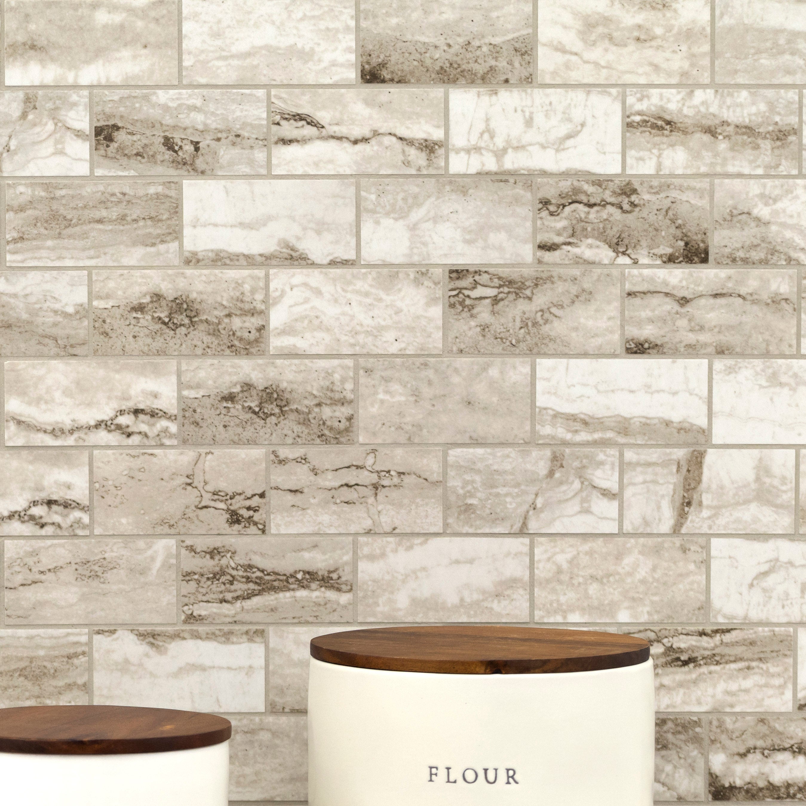 Berniini Camo 12"x12" Polished Porcelain Mesh-Mounted Mosaic Tile - MSI Collection
