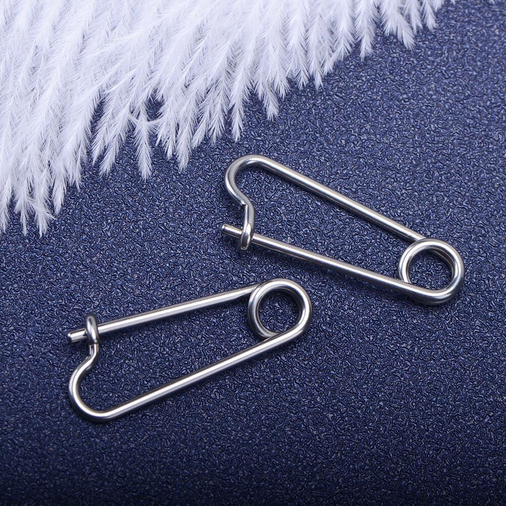 Pin Nipple Barbell Rings Pair