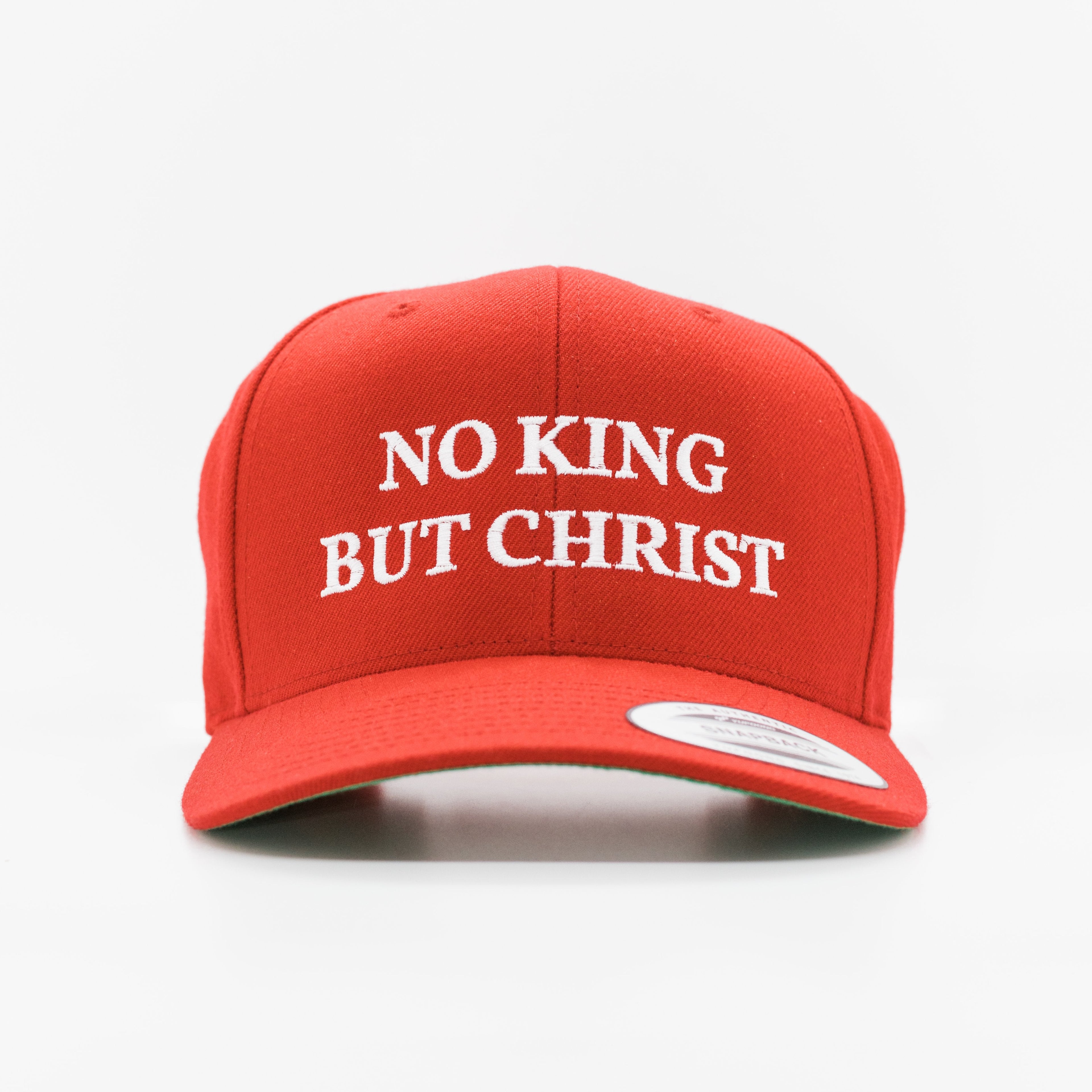 AnarchoChristian - No King But Christ Snapback Hat