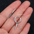2PCS Sleek Cone Dangle Drop Earrings