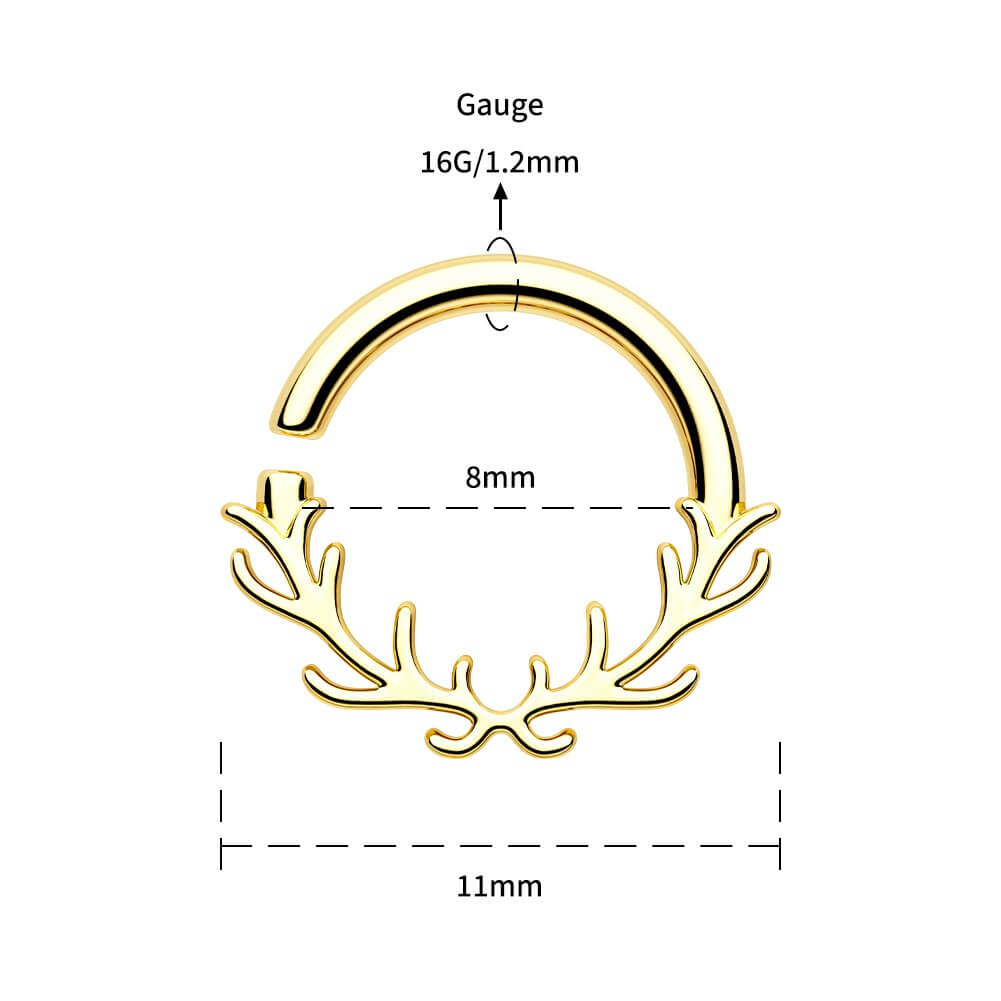 Sunny Forest Septum Daith Ring