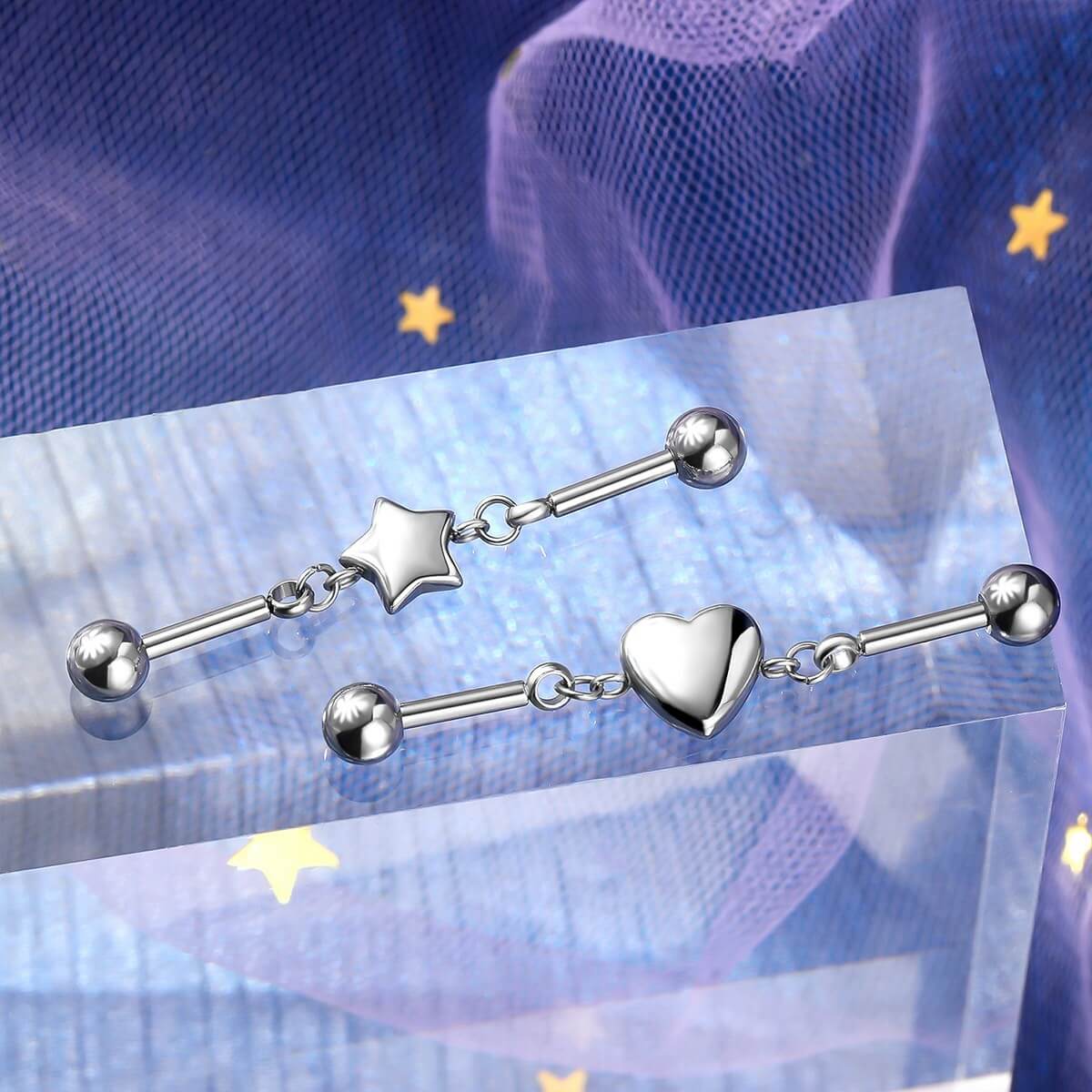 Heart Industrial Barbell