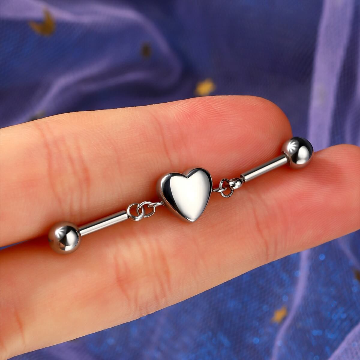 Heart Industrial Barbell