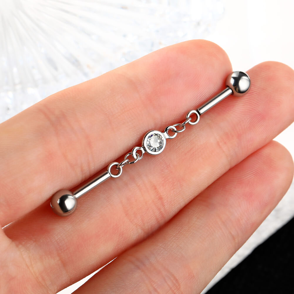 CZ Chain Industrial Barbell