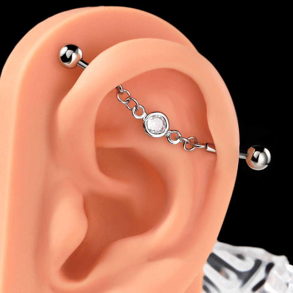 CZ Chain Industrial Barbell
