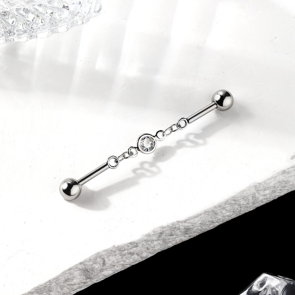 CZ Chain Industrial Barbell
