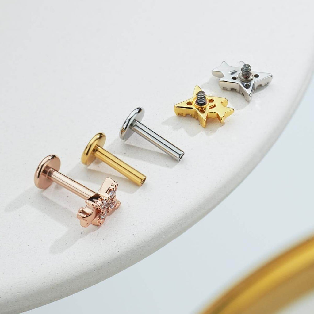 Double Star Internally Threaded Helix Stud