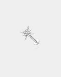 Octagram Star Internally Threaded S925 Helix Stud