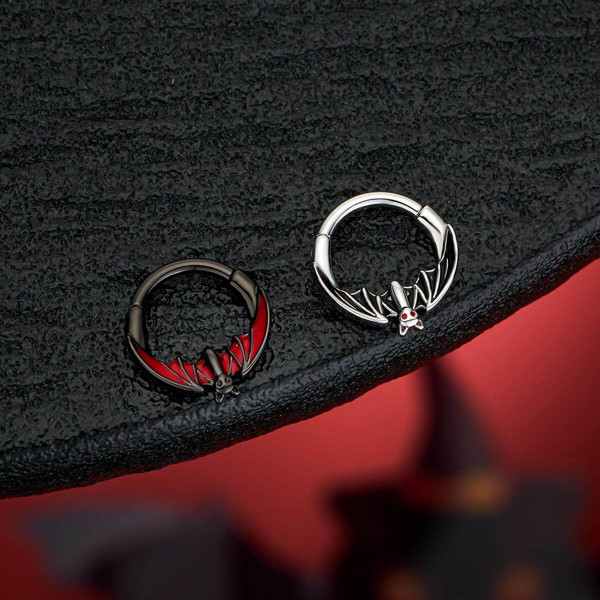 Bat Spooky Segment Septum Ring