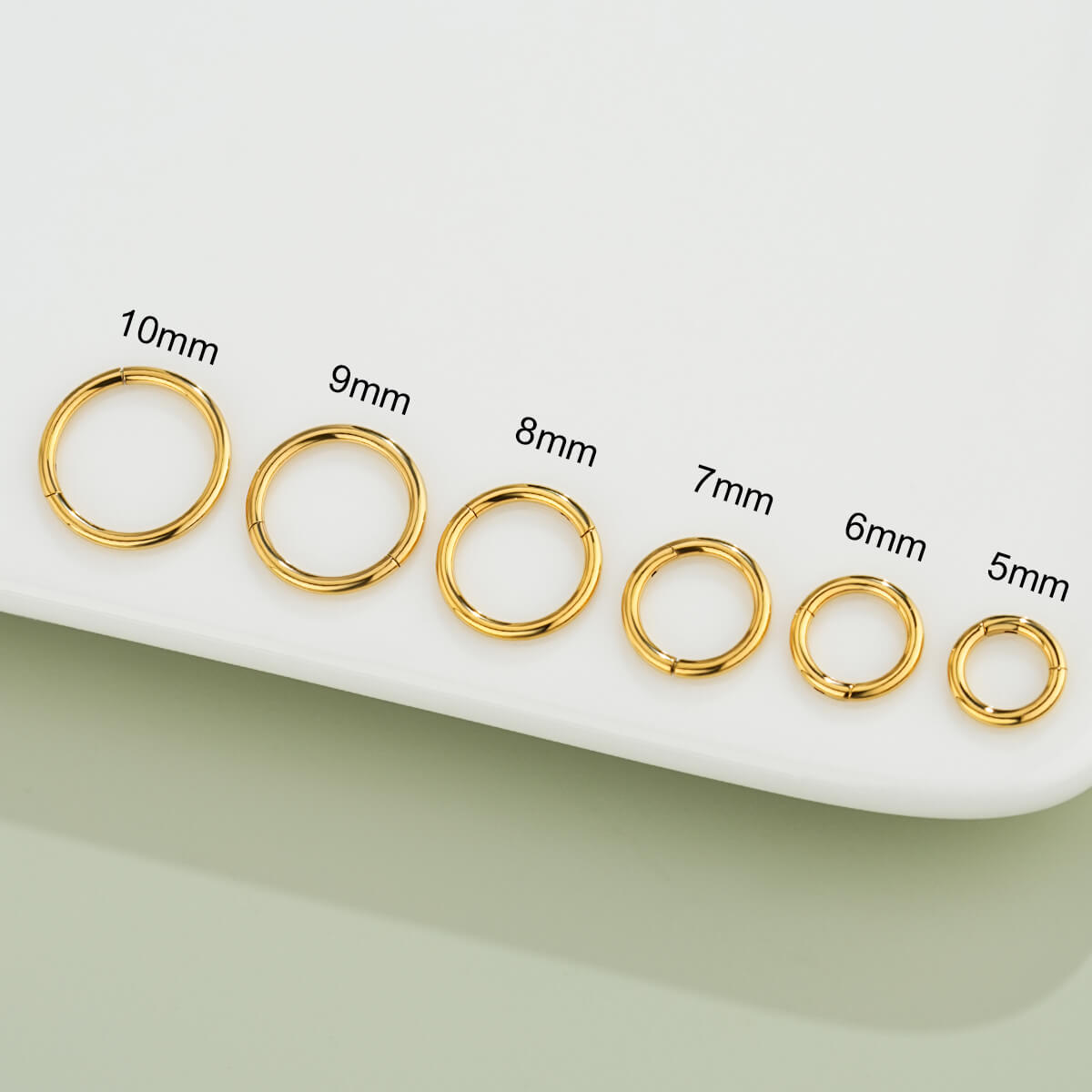 20G Minimalist Hinged Segment Nose Hoop