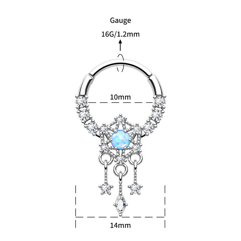 Dreamcatcher Dangle Segment Septum Ring