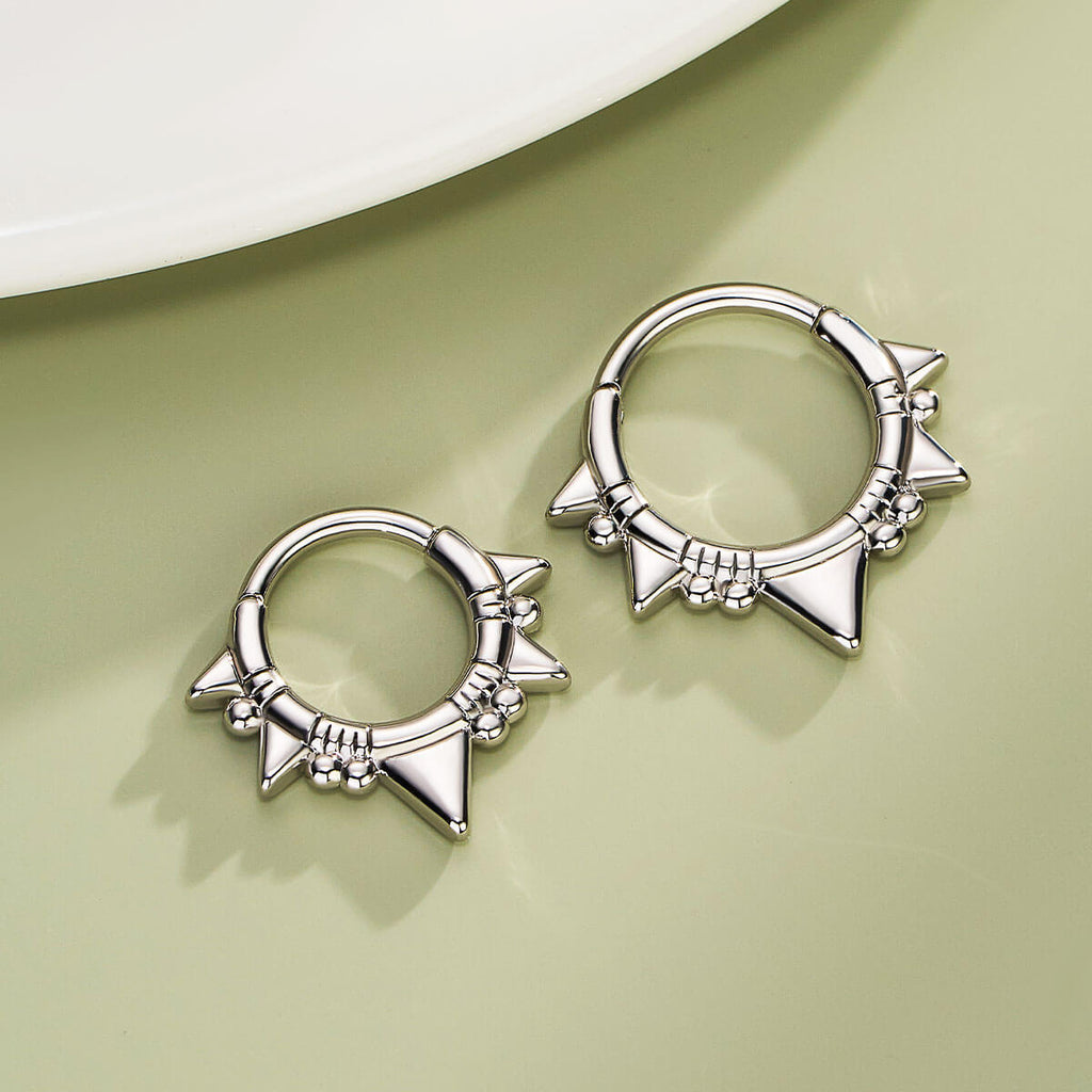 Triangle Punk Daith Septum Ring