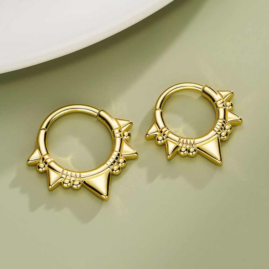 Triangle Punk Daith Septum Ring