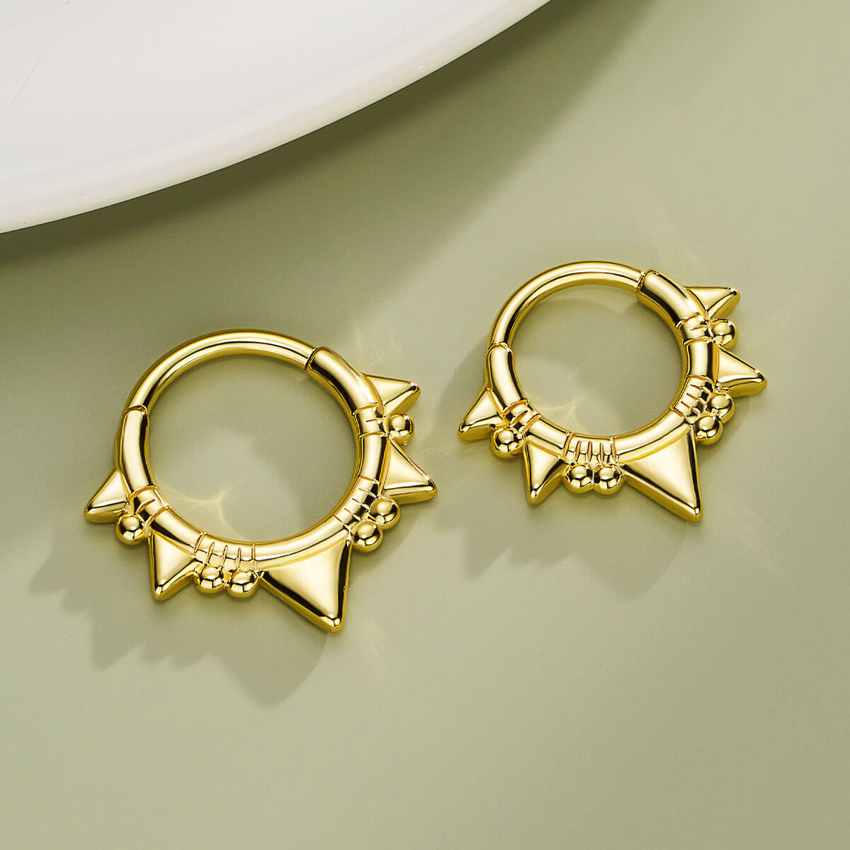 Triangle Punk Daith Septum Ring