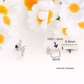 Cute Shape CZ Titanium Cartilage Stud Set