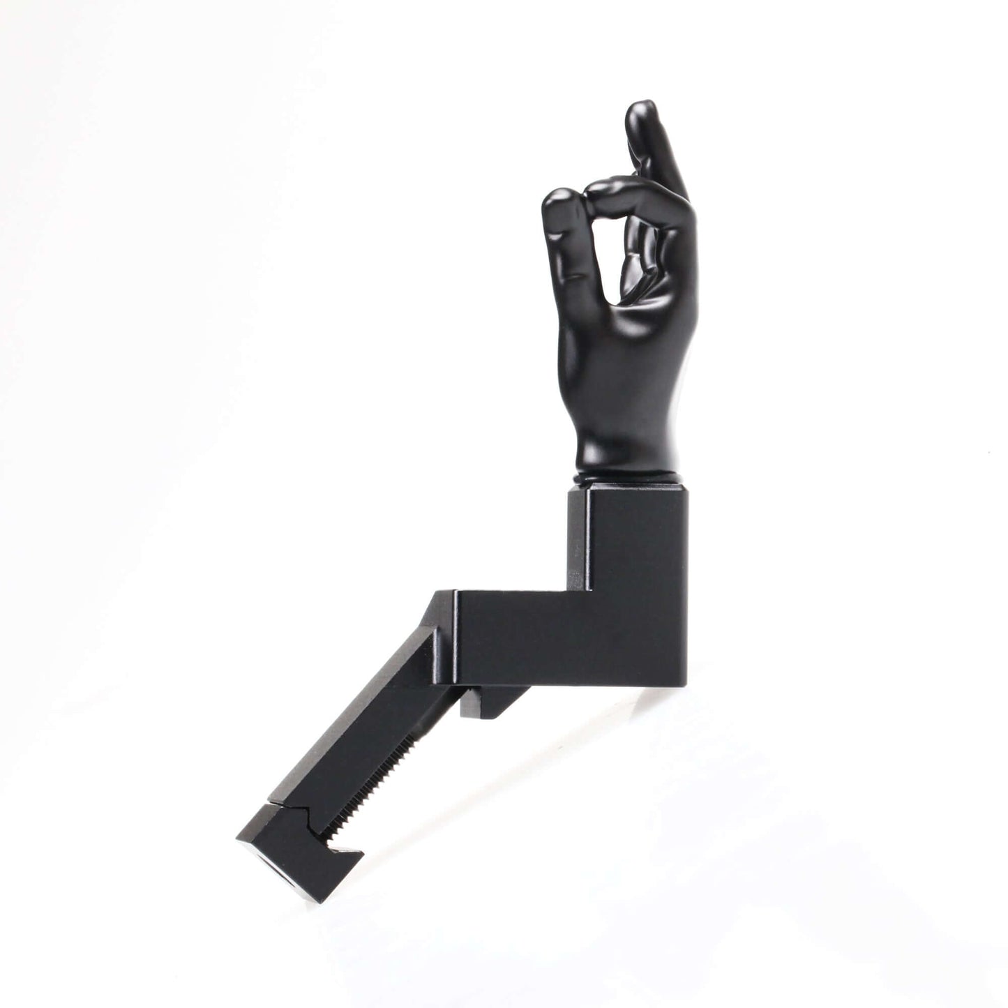 Black Color Novelty Finger Iron Sight Set - Offset 45 Degree (Middle Finger & OK Hand)