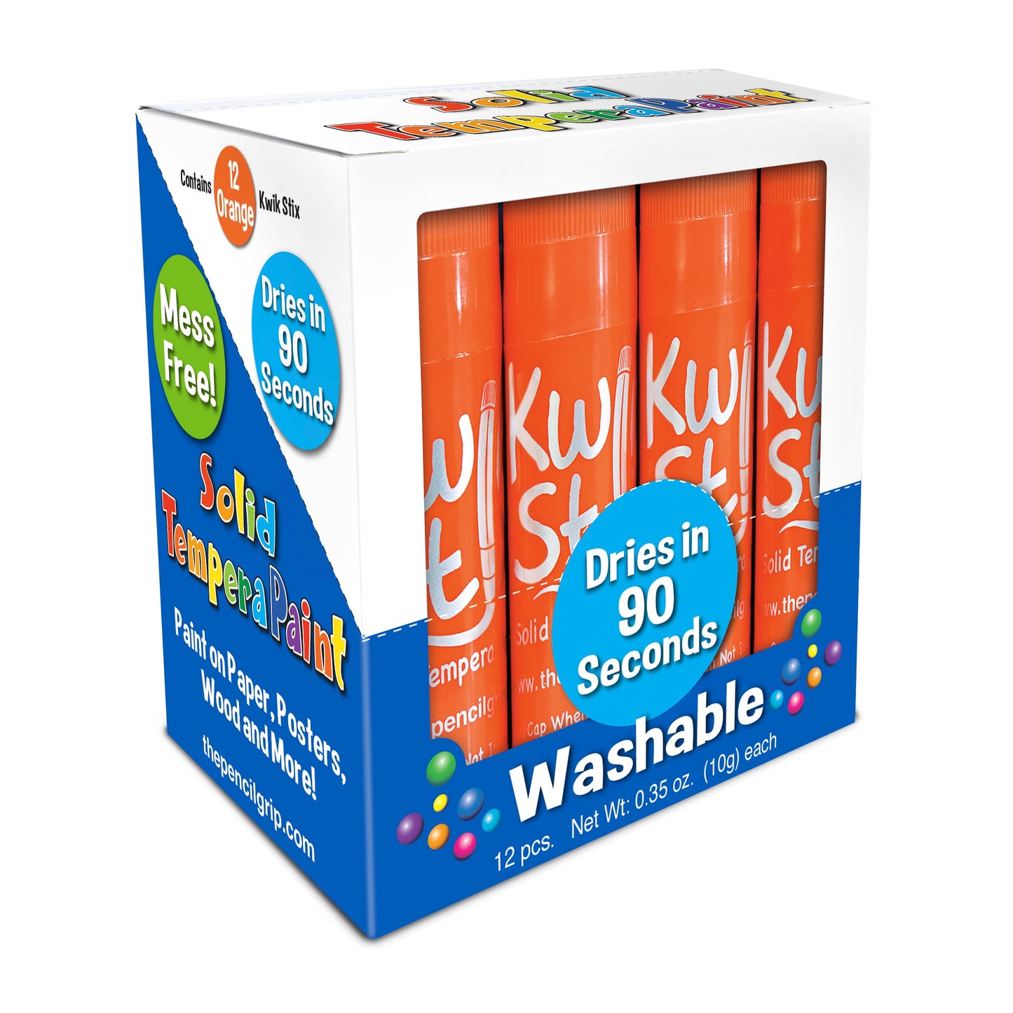 Single Colored Kwik Stix, Set of 12, Available in Various Colors